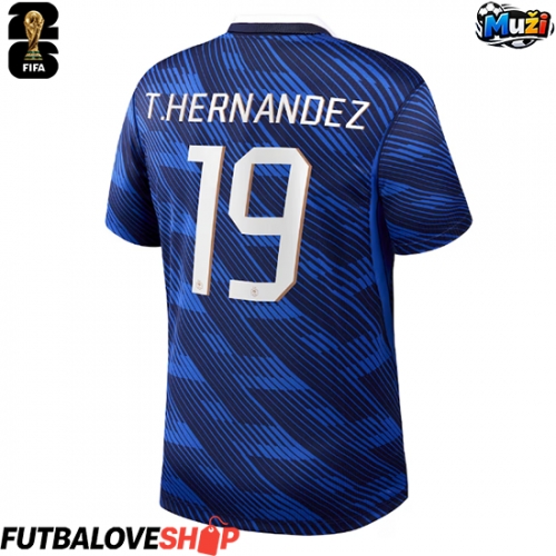 Dres Francúzsko Theo Hernandez #19 Domáci MS 2026 Krátky Rukáv